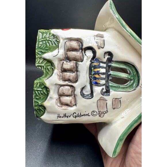 Blue Sky Clayworks by Heather Goldminc Bee House 2000 Tea Light House - Picture 10 of 10